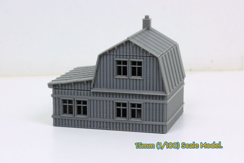 Soviet Dacha Eastern Front House - Digital Download .STL Files for 3D Printing