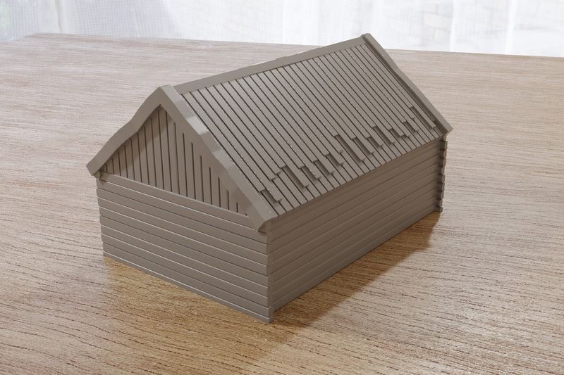 Ländliche Holzscheune - Digitaler Download. STL-Dateien für den 3D-Druck