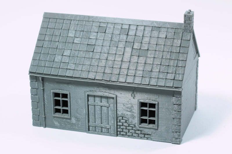 Normandy Village House Single Storey Type 1 - Digital Download .STL File for 3D Printing