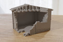 Normandy Shed T2 (French Village VOLUME 2) - Intact & Destroyed - Digital Download .STL Files for 3D Printing