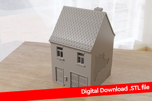 German House DST3 - Digital Download .STL Files for 3D Printing