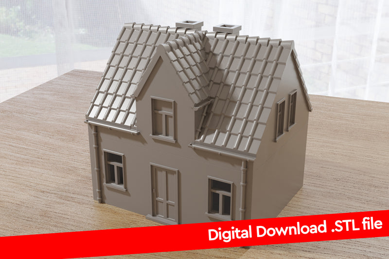 German House SST1 - Digital Download .STL Files for 3D Printing