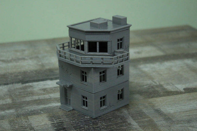 Airfield Control Tower - Digital Download .STL Files for 3D Printing