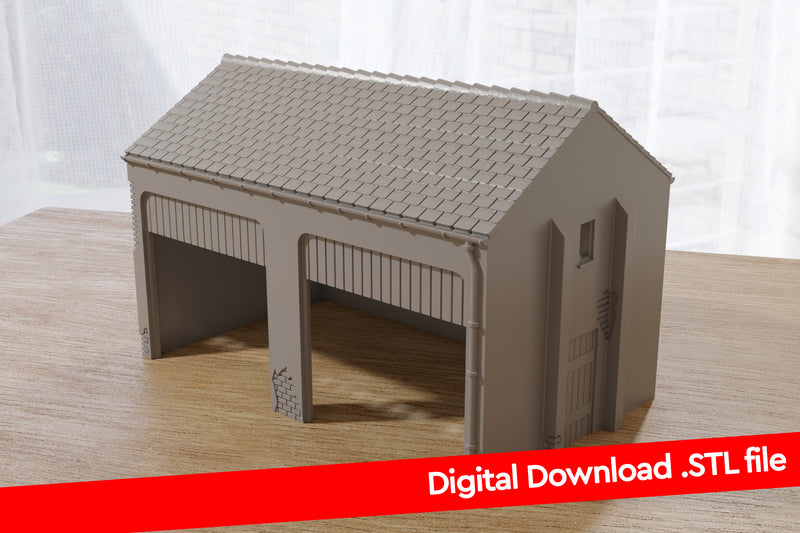 Industrial Garage - Digital Download .STL Files for 3D Printing