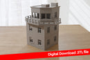 Flugplatzkontrollturm - Digitaler Download .STL-Dateien für den 3D-Druck