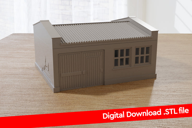 Airfield Utility Shed - Digital Download .STL Files for 3D Printing