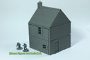 Normandy Village House Type 2 - Tabletop Wargaming WW2 Terrain | 15mm 20mm 28mm Miniature 3D Printed Model