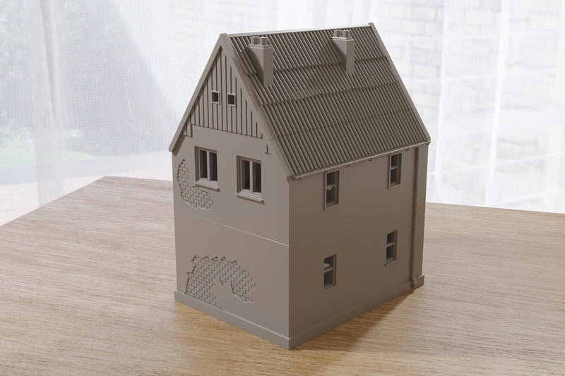 Polish Rural House DS-T1 (Polish Village V1) - Digital Download .STL Files for 3D Printing