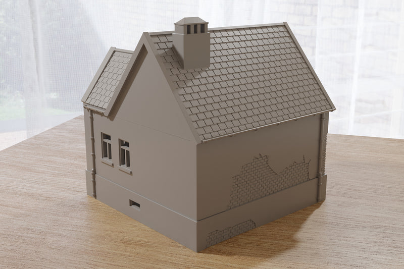 Polish Rural House SS-T1 (Polish Village V1) - Digital Download .STL Files for 3D Printing