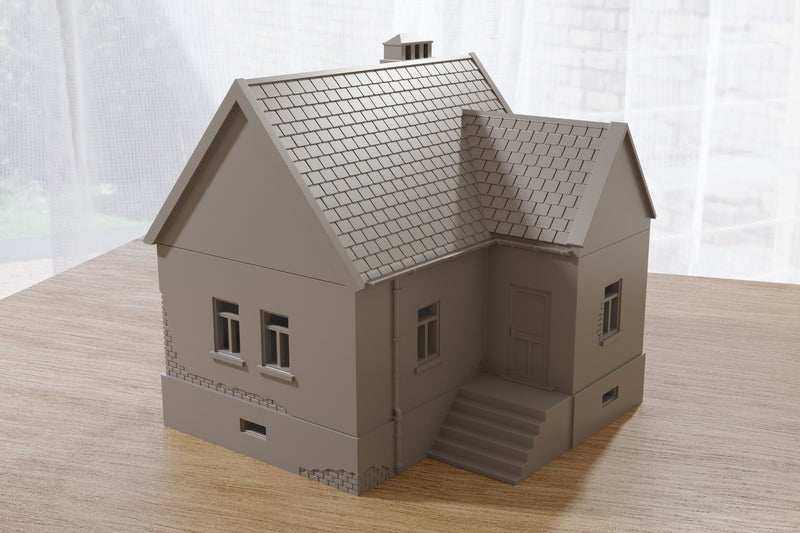 Polish Rural House SS-T1 (Polish Village V1) - Digital Download .STL Files for 3D Printing