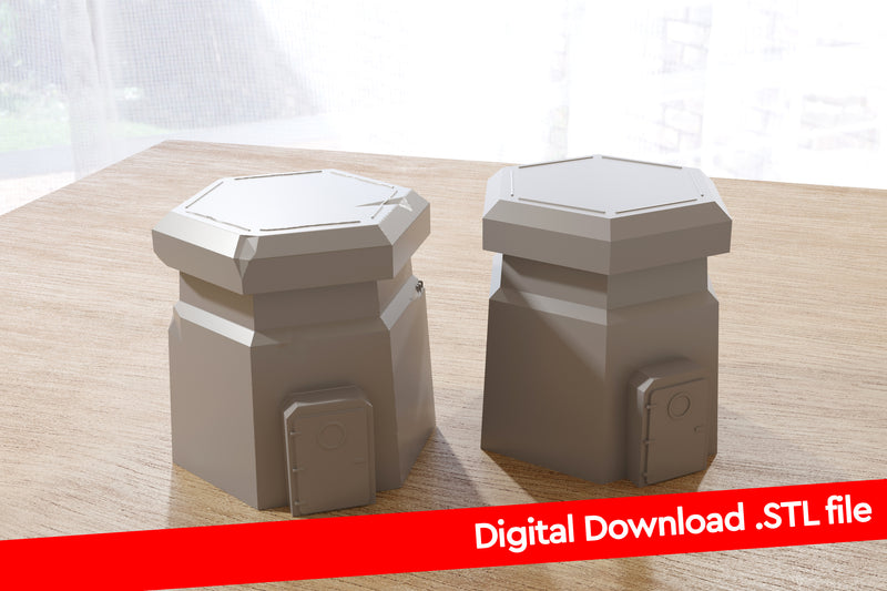 Beobachter Watchtower German Bunker - Digital Download .STL File for 3D Printing