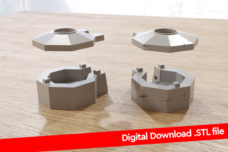 Ring Stand Utah Beach German Tobruk - Digital Download .STL File for 3D Printing