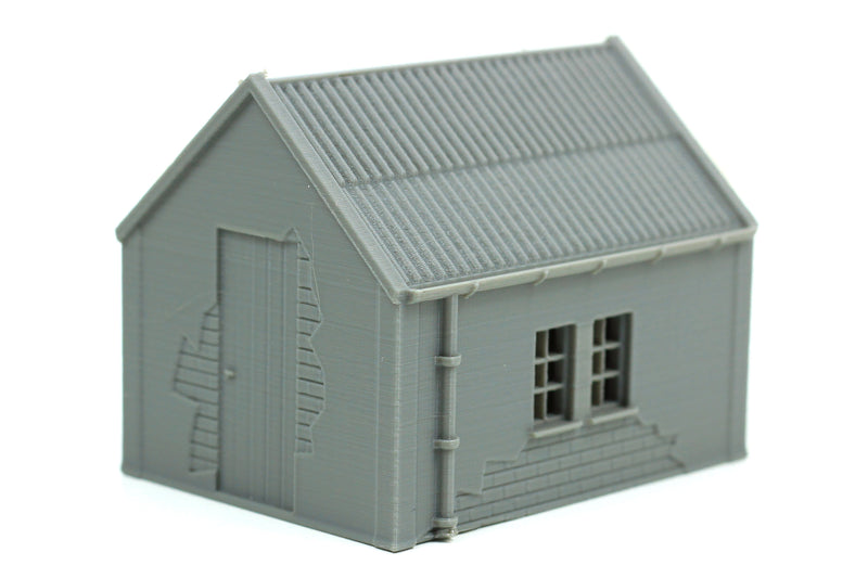 Railroad Workers House - Tabletop Wargaming WW2 Terrain | 15mm 20mm 28mm HO Miniature 3D Printed Model