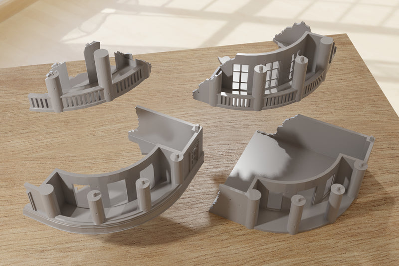 Stalingrad Ruined Set - Digital Download .STL Files for 3D Printing