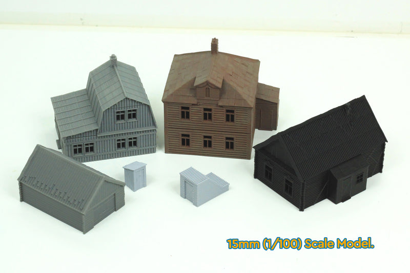 Soviet Village Set 1.0 - Digital Download .STL Files for 3D Printing