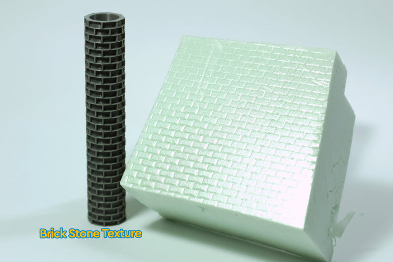 Texture Roller Pin for Styrodur,XPS-Foam and Clay | 28mm ,32mm Terrain | Bolt-Action, DnD, Star War Legion