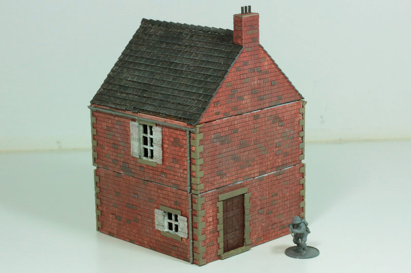 Normandy French Village House DS-T2 (Volume 1) - Tabletop Wargaming WW2 Terrain | 15mm 20mm 28mm Miniature 3D Printed Model | Bolt Action
