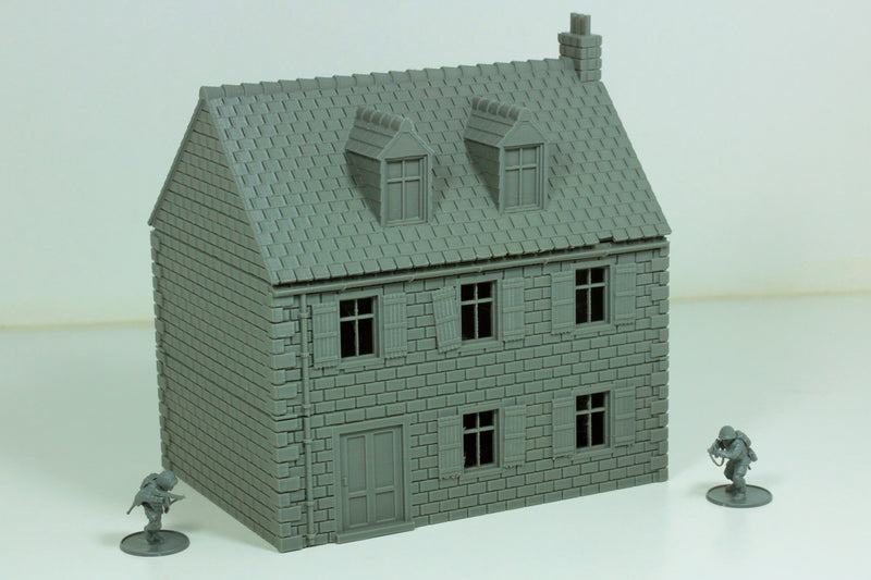 Normandy French Village Set (VOLUME 1) - Tabletop Wargaming WW2 Terrain | 15mm 20mm 28mm Miniature 3D Printed Model | Flames of War