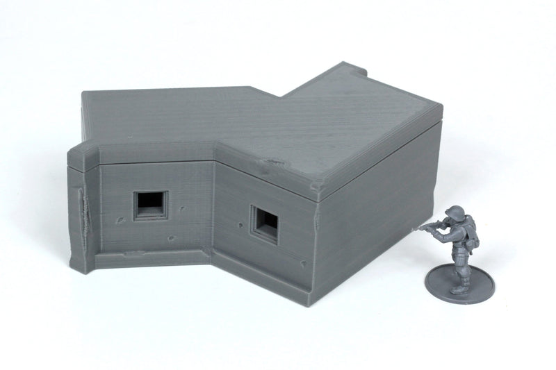 MG Stand Bunker - Tabletop Wargaming WW2 Terrain | 15mm 20mm 28mm Miniature 3D Printed Model | Bolt Action