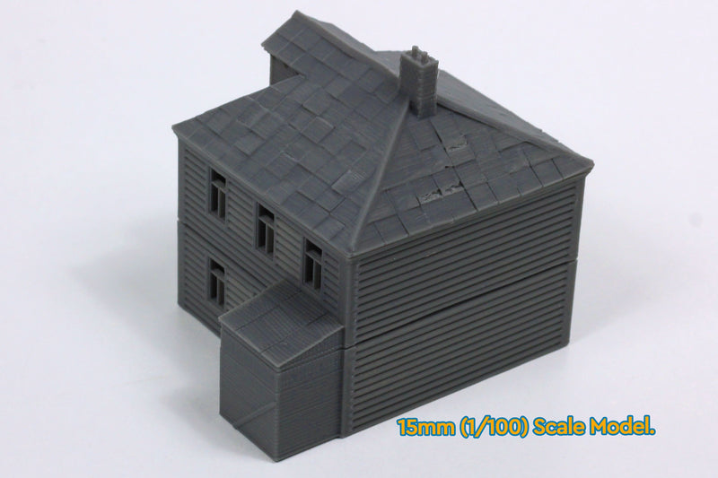 Dacha Villager House - Tabletop Wargaming WW2 Terrain | 15mm 20mm 28mm HO Miniature 3D Printed Model | Bolt Action