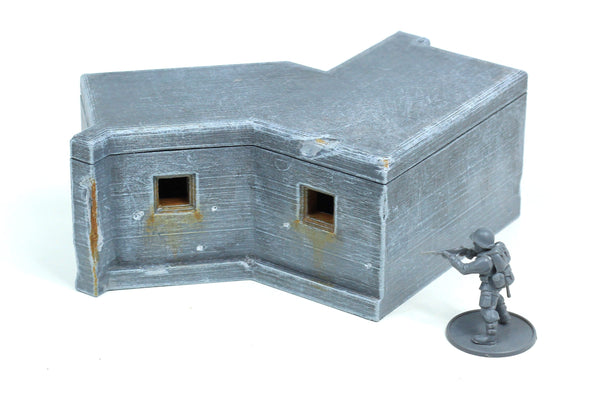 MG Stand Bunker - Tabletop Wargaming WW2 Terrain | 15mm 20mm 28mm Miniature 3D Printed Model | Bolt Action