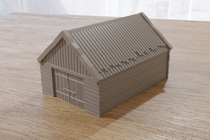 Rural Barn - Tabletop Wargaming WW2 Terrain | 15mm 20mm 28mm HO Miniature 3D Printed Model | Bolt Action