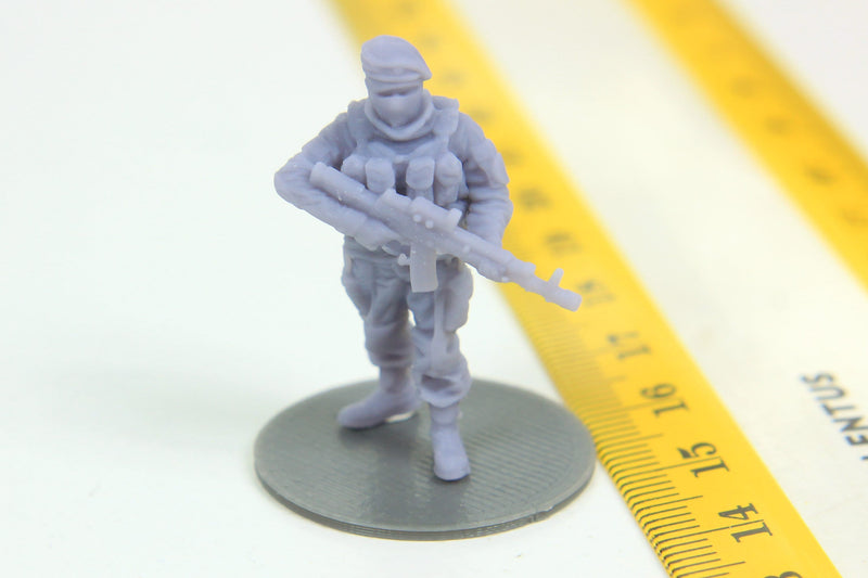 Commando - Modern Wargaming Miniatures for Tabletop RPG - 20mm / 28mm / 32mm Scale Minifigures