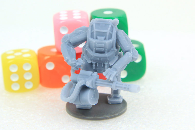 Begemot Exosuit Small Mech 28mm Scale Minifigure for Sci/Fi Tabletop RPG Wargaming