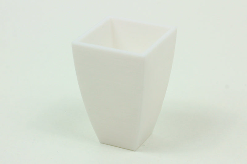 Large Flower Pot Square - Dollhouse Miniature 1:12 Miniature Dollhouse Furniture