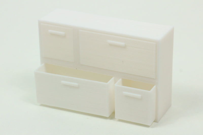 Cupboard Combination - Dollhouse Miniature 1:12 Miniature Dollhouse Furniture