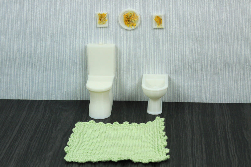 Bidet - Dollhouse Miniature 1:12 Miniature Dollhouse Furniture