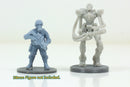 Minigun Mech - 28mm Scale Miniature for Tabletop RPG Sci-Fi Wargames
