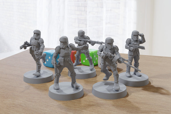 Shoretroopers - Star Wars Legion 35mm Proxy Miniature for Tabletop RPG