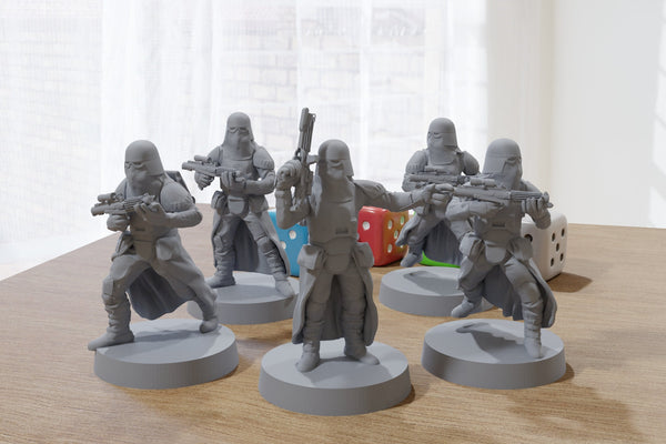 Imperial Snowtroopers - Star Wars Legion 35mm Proxy Miniature for Tabletop RPG