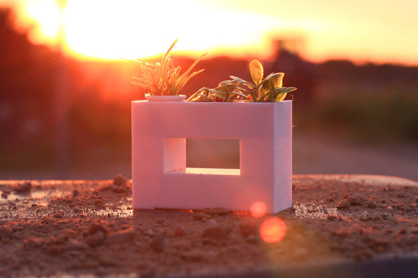 Raised Garden Bed Square - Dollhouse Miniature 1:12 Miniature Dollhouse Furniture