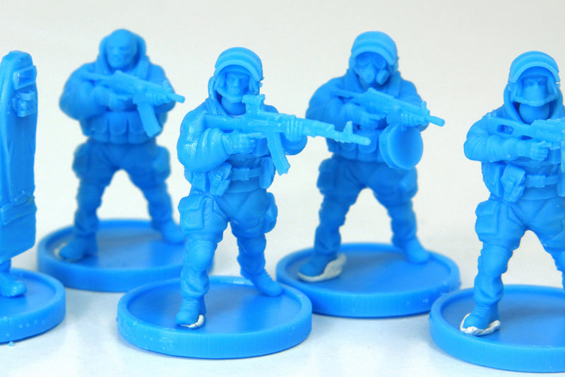 Spetsnaz Unit in Gorka Suits 28mm/32mm Minifigures - Modern Wargaming Miniature for Tabletop RPG