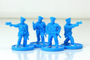 NYPD Policemen Team - Modern Wargaming Miniatures for Tabletop RPG - 20mm / 28mm / 32mm Scale Minifigures