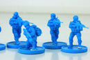 US Marine Corps Squad - Five - Modern Wargaming Miniatures for Tabletop RPG - 20mm / 28mm / 32mm Scale Minifigures