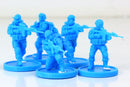 US Marine Corps Squad - Five - Modern Wargaming Miniatures for Tabletop RPG - 20mm / 28mm / 32mm Scale Minifigures