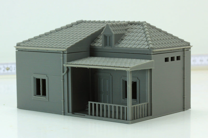 Italian House - With Veranda SS T1 - Historical Tabletop Wargaming Terrain - Miniature Gaming - 3D Printed