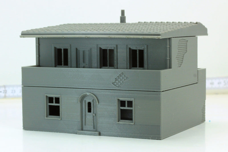 Italian House - Apartments DS T3 - Historical Tabletop Wargaming Terrain - Miniature Gaming - 3D Printed