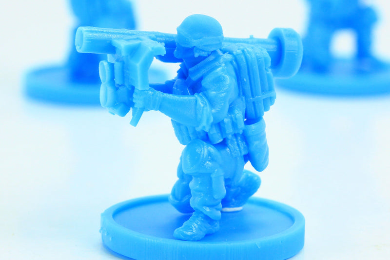 US AT-Team - Three 28mm/32mm Minifigures - Modern Wargaming Miniatures for Tabletop RPG