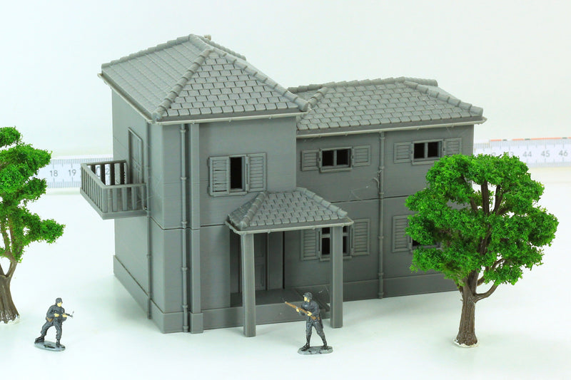 Italian House - Rural Villa DS T1 - Historical Tabletop Wargaming Terrain - Miniature Gaming - 3D Printed