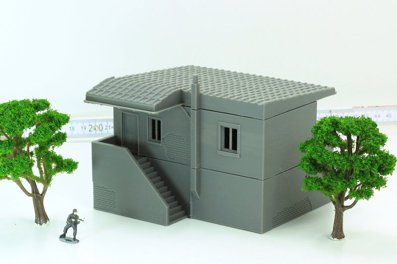 Italian House - Apartments DS T3 - Historical Tabletop Wargaming Terrain - Miniature Gaming - 3D Printed