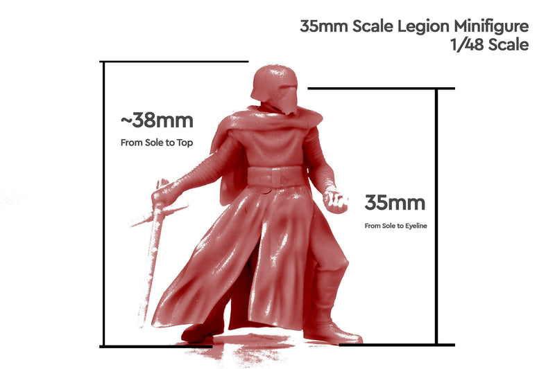 Han and Luke Stormtroopers - Star Wars Legion 35mm Proxy Miniature for Tabletop RPG