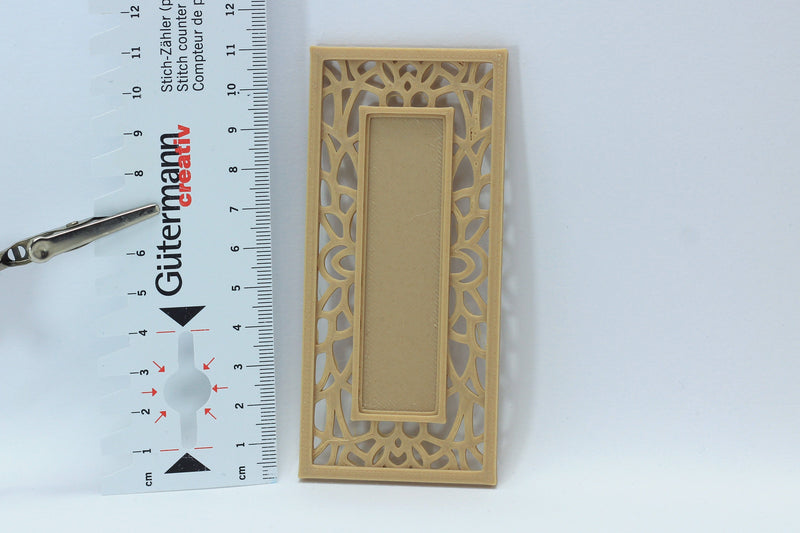 Large Wall Mirror Frame - Dollhouse Miniature 1:12 Miniature Dollhouse Furniture