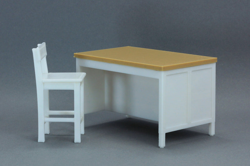 Kitchen Work Island - Dollhouse Miniature 1:12 Miniature Dollhouse Furniture