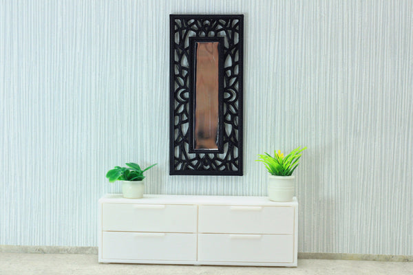 Large Wall Mirror Frame - Dollhouse Miniature 1:12 Miniature Dollhouse Furniture