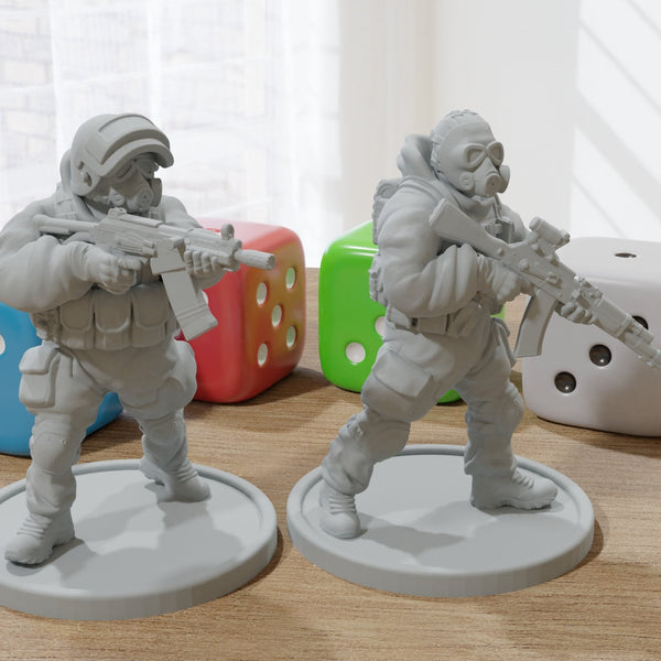 WW2 Soviet Sniper Team Resin 3D Printed Miniature -  Portugal