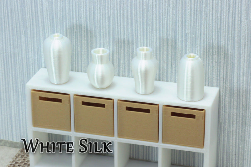 Set of Four Small Vases - Dollhouse Miniature 1:12 Miniature Dollhouse Furniture